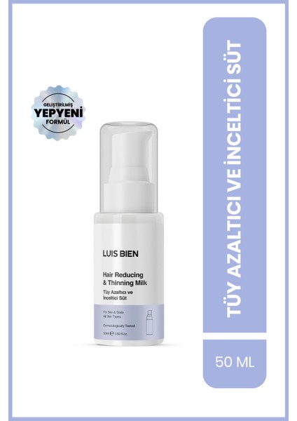 Epilasyon Sonrası Nemlendirici ve Tüy Azaltıcı Süt 50 ml