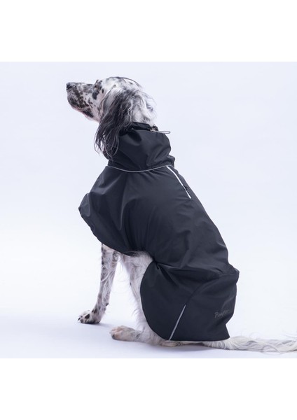 Siyah Colombia Prime Su Geçirmez Orta-Büyük Irk Köpek Pratik Yağmurluk modelleri