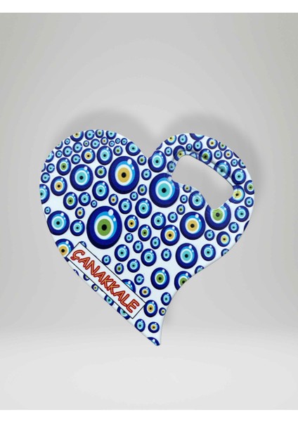 Çanakkale Temalı Nazar Baskılı Magnet Şişe Açacağı Buzdolabı Süsü (KOD:911)