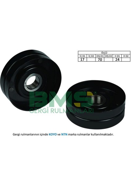 Mtxdpn Alternatör Gergi Rulmani Golf V-Plus 1.1 02 70X24X10