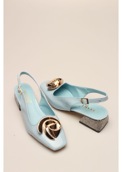 Idil Bebemavi Rugan Taşlı Kadın Topuklu modelleri