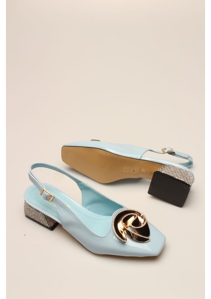 Idil Bebemavi Rugan Taşlı Kadın Topuklu fırsatları