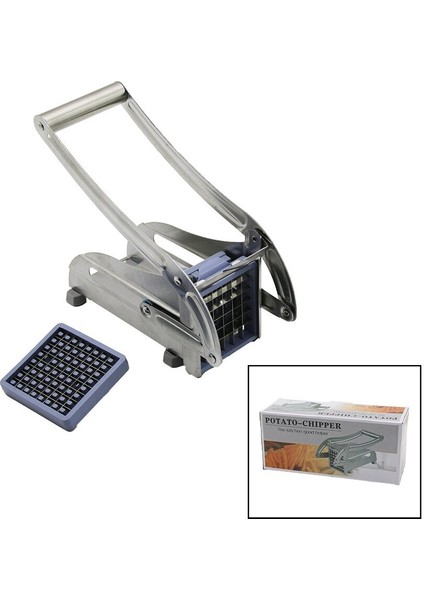 MANUEL PATATES - SEBZE DİLİMLEME MAKİNESİ KOMPLE METAL ÜSTTEN KOLLU (5264)