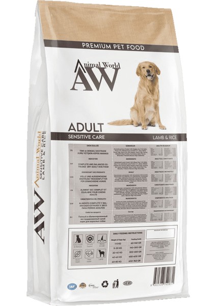 Aw. Dog Puppy All Breed Lamb&rice 15 Kg.*1 fiyatları