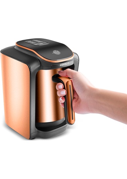 Hatır Neo Inox Çelik Cezveli Türk Kahve Makinesi 5 Fincan Kapasiteli Bronze fiyatları