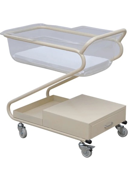 Bebek Kotu | Antibakteriyel Antistatik Pleksiglas ve Çekmeceli Tasarım E-283/A