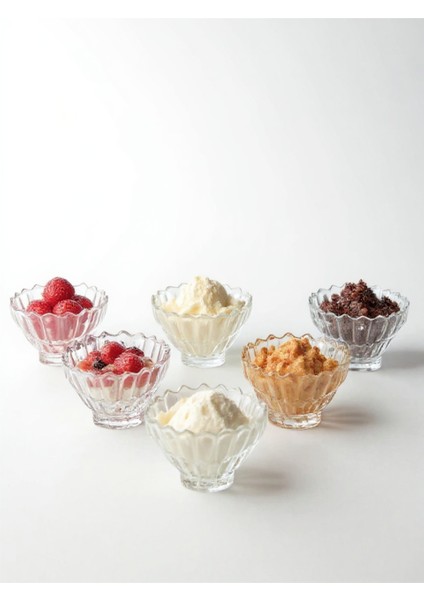 Mini Cam Çerezlik-Kase-Reçellik 6 Parça