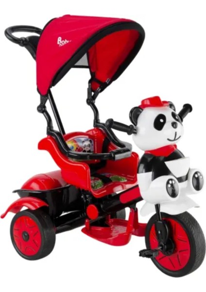 Little Panda Lüx Bisiklet Kırmızı Siyah