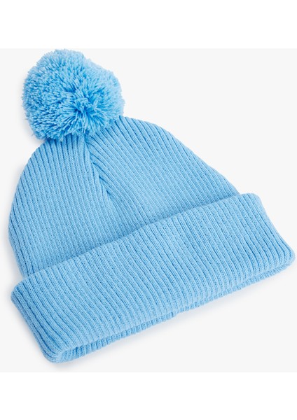 Ponpon Detaylı Örgü Triko Bere fiyatları