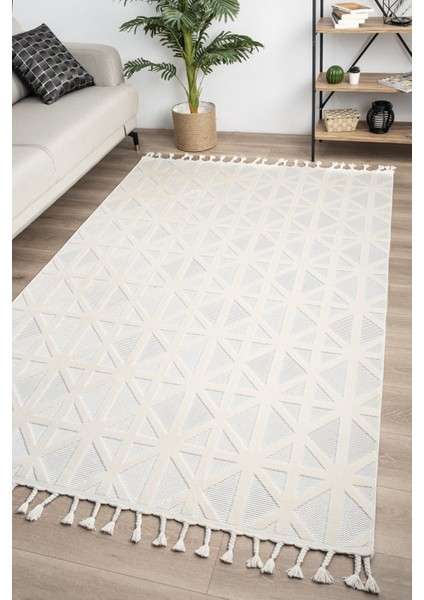 Nevada Koleksiyonu mt Modern Ince Kesme Kaymaz Taban Oturma Odası ve Salon Halısı 8267A