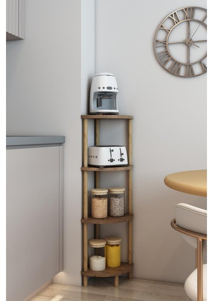 “mutfak Köşe Rafı – 4 Katlı Atlantik Çam Pratik Depolama ve Düzenleme Ünitesi” fiyatları