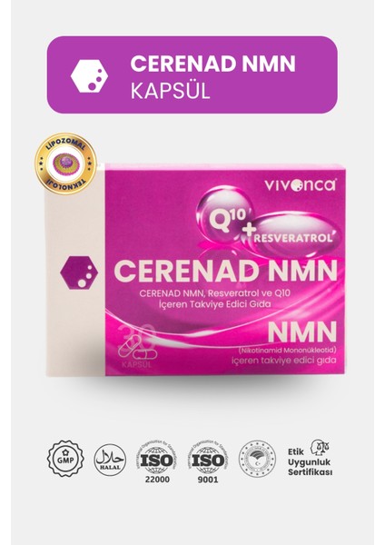 Lipozomal NMN (Nikotinamid Mononükleotid)