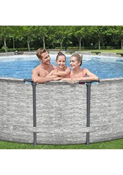 Steel Pro Max Aile Havuzu 549x122 cm Ultra Dayanıklı Çelik Yapı ile