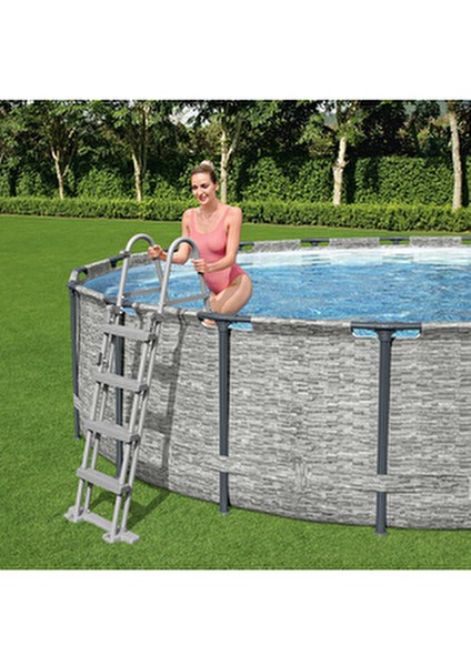 Steel Pro Max Aile Havuzu 549x122 cm Ultra Dayanıklı Çelik Yapı ile