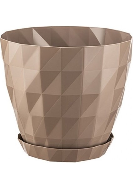 MODULAR SQUARE SAKSI - 1.85 LT AÇIK KAHVE DEKORATİF SAKSI fiyatları