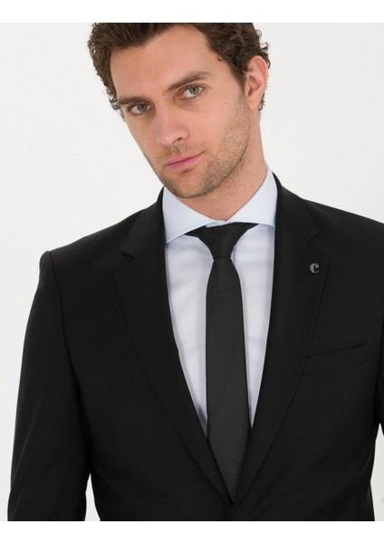 Erkek Slim Fit Ceket-Siyah modelleri