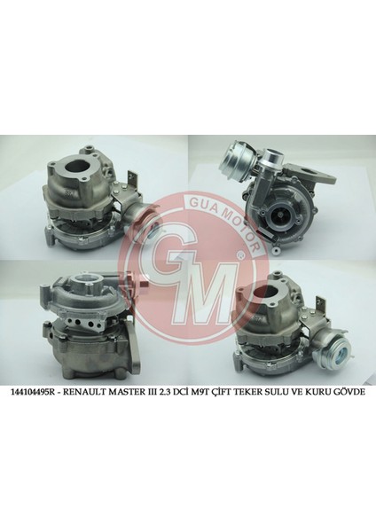 Mtxdpn 144104495R-TURBO Master Iii 2.3 Dci M9T Sulu Gövde