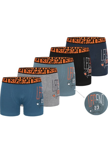 5'li Erkek Çocuk Boxer