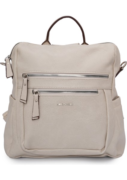 Çok Bölmeli Fermuarlı Kadın Sırt Çantası DJ257-1