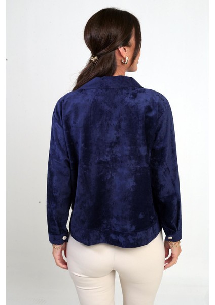 Kadın Torba Cepli Önü Fermuarlı Süet Mont fırsatları