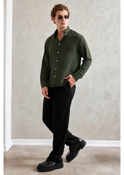 Erkek Oversize Kesim Aerobin Gömlek fırsatları