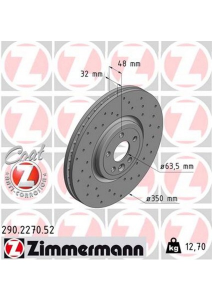 Mtxdpn Fren Diski On 18 Inc Range Rover Velar L560 17 Jaguar F-Pace X761 Xe X760 Xf Ii X260 Xf Sportbrake X260 I-Pace X590