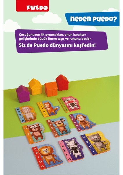 Ilk Kelimelerim Puzzle - Hayvanlar fırsatları