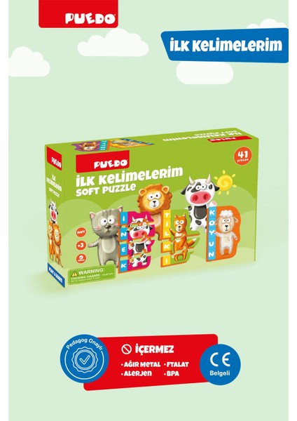 Ilk Kelimelerim Puzzle - Hayvanlar indirimleri