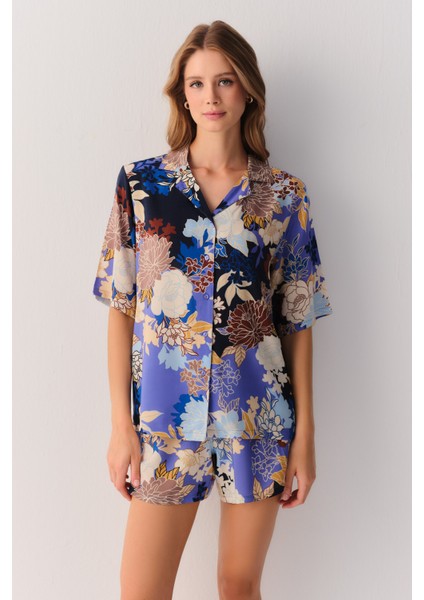 Flowery Night Gömlek