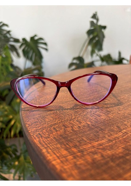 Frida Cat Eye 52EKARTMAN Çekik Blue Block Mavi Işık Korumalı Cam Değişebilir Erkan Gözlüğü fiyatları