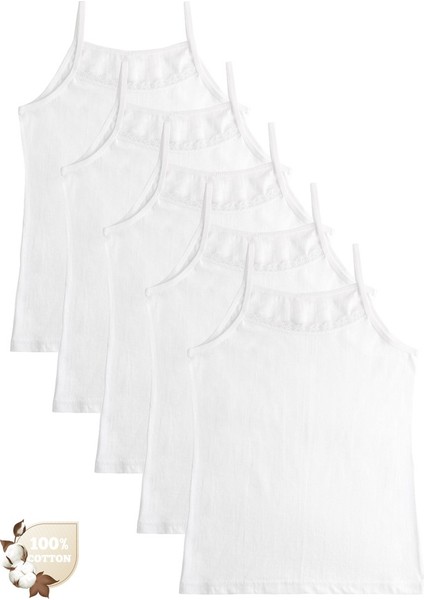 5'li Kız Çocuk Atlet modelleri