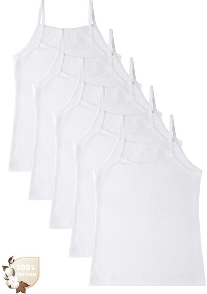 5'li Kız Çocuk Atlet modelleri