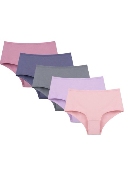 5'li Yüksek Bel Kadın Külot