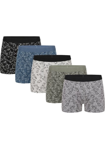 5'li Genç Erkek Boxer