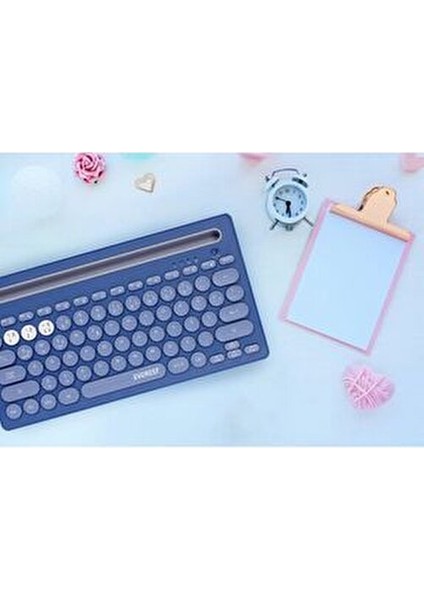 Kablosuz Bluetooth Klavye Ultra İnce Türkçe Q Tuş Formu Ev Ofis Kullanımı İçin fırsatları