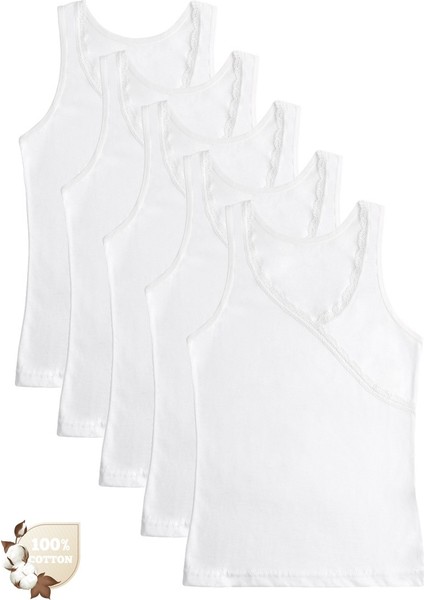 5'li Kız Çocuk Atlet modelleri