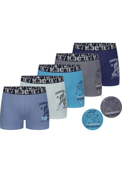 5'li Genç Erkek Boxer