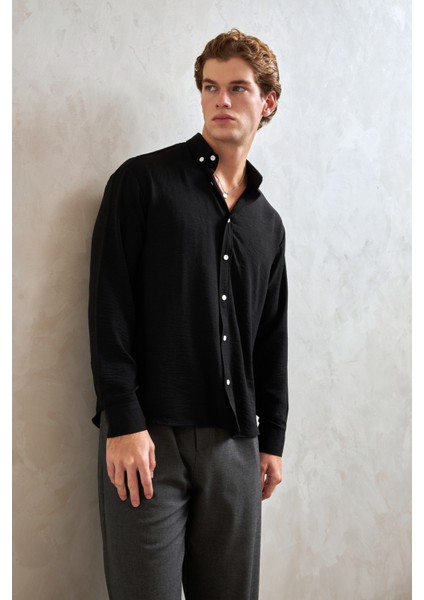 Erkek Oversize Kesim Aerobin Gömlek fırsatları