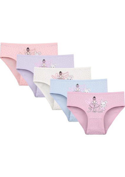 5'li Kız Çocuk Külot