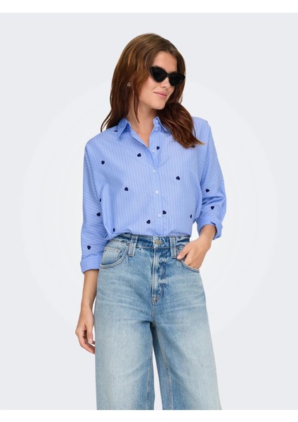 15344336 Kadin Gomlek - Mavi Lacivert