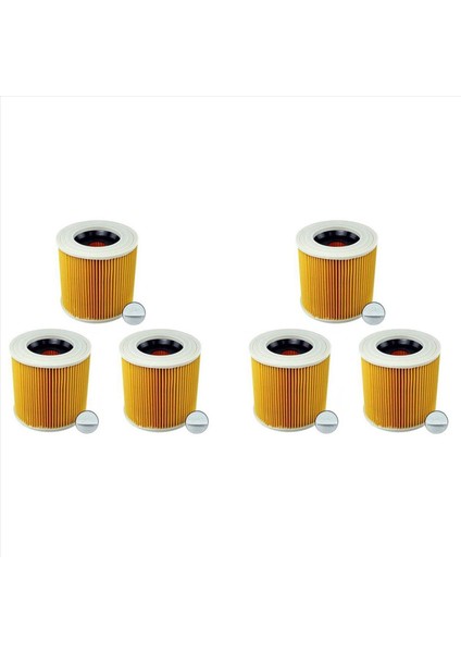 6 Pcs Kartrıdge Filtresi Karcher Vakum Süpürge Wd3 Premium Wd2 Wd3 Wd1 Mv3 Mv2 Wd 3 P Uzatma Kiti Ince Toza Karşı (Yurt Dışından)