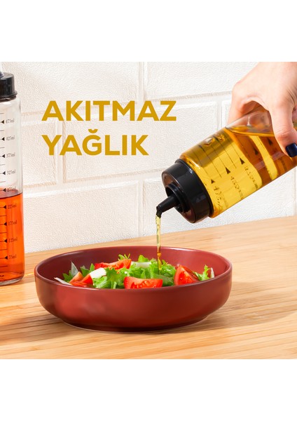 2 Li 570 ml Damlatmaz Yağlık Sirkelik