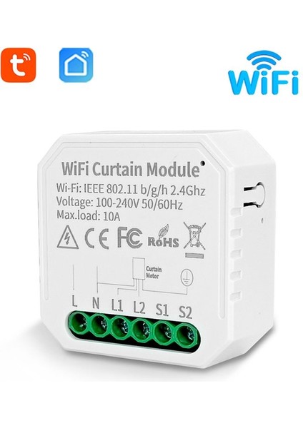 Tuka Wifi Akıllı Perde Modül Anahtarı Uygulaması Uzaktan Kontrol Alexa Google Home Ses Kontrolü Için 100-240VAC (Yurt Dışından) fiyatları