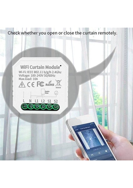 Tuka Wifi Akıllı Perde Modül Anahtarı Uygulaması Uzaktan Kontrol Alexa Google Home Ses Kontrolü Için 100-240VAC (Yurt Dışından) indirimleri