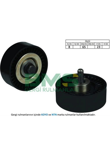 Mtxdpn Alternatör Gergi Rulmani Doblo-Bravo Ii-Linea-Palio-Panda-Albea-Uno-Alfa Mito 1.2-1.4