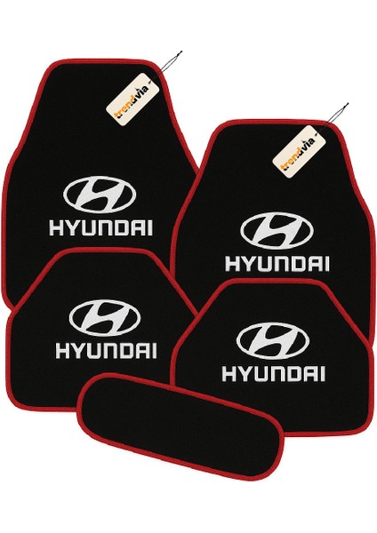 Hyundai Uyumlu Halı Oto Paspas Seti 5 Parça – Kaymaz, Su Geçirmez, Aracınıza Özel Şık Tasarım