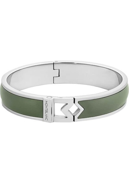 Çelik M Logolu Kil Deri Bileklik 133123