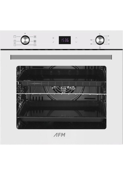 ve Afm Tech Marka/ Beyaz Vitroseramik Elektrikli Ankastre Set ( D087 + V6-04 + FM7701 ) modelleri