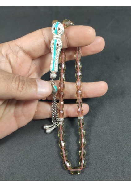 Telkari Püskül Kombinli Işığa Göre Renk Değiştirebilen Zultanit Taşı Tesbih Sertifikalı 6926 fırsatları