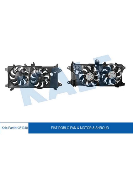 Mtxdpn Fan Motoru Davlumbazli Fiat Doblo 1.3 Mjet 03 1.9jtd 01 Euro Iii Çift Motorlu Ac Klimali